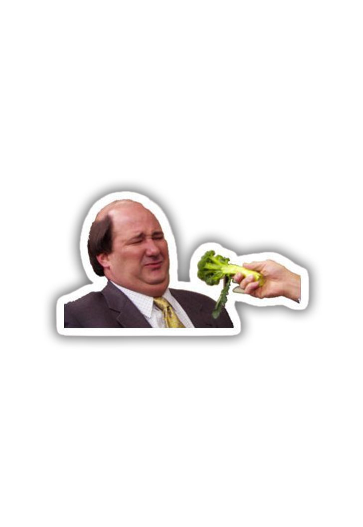 Kevin vs Brocolli Sticker