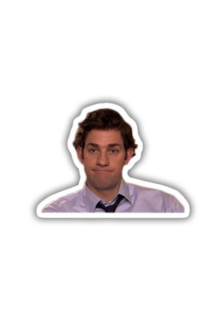 Jim Iconic Face  Sticker