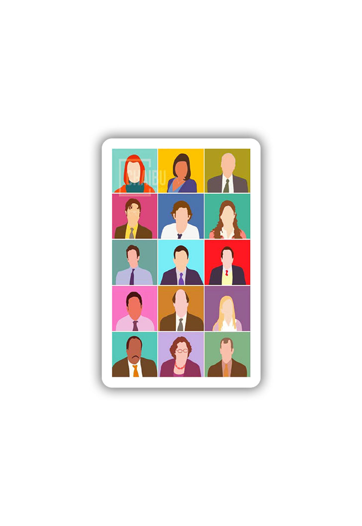 The Office Characters Sticker