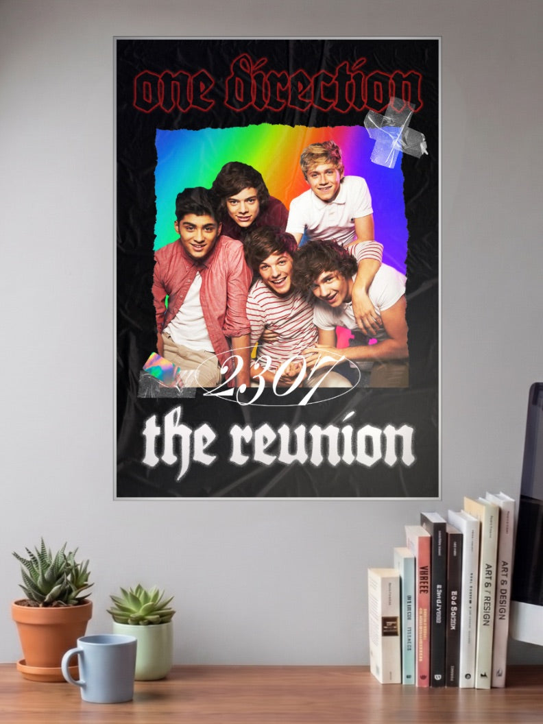One Direction Reunion Photo Bands Poster