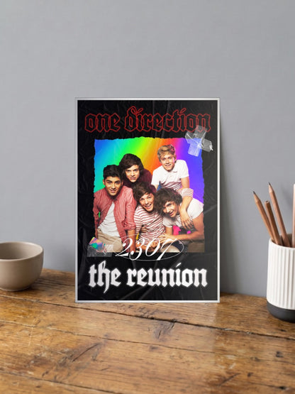 One Direction Reunion Photo Bands Poster