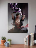 Zoro King of Hell One Piece Poster