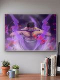 Zoro King of Hell Anime Landscape Poster
