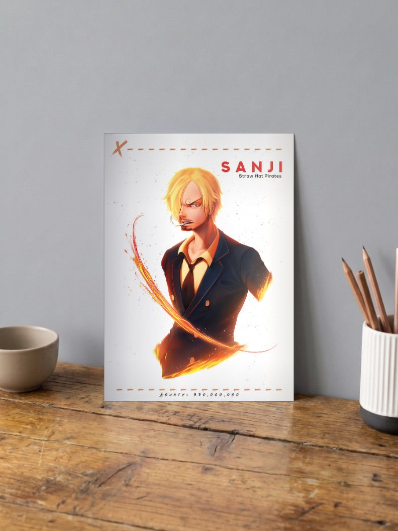 Sanji Black Leg One Piece Poster