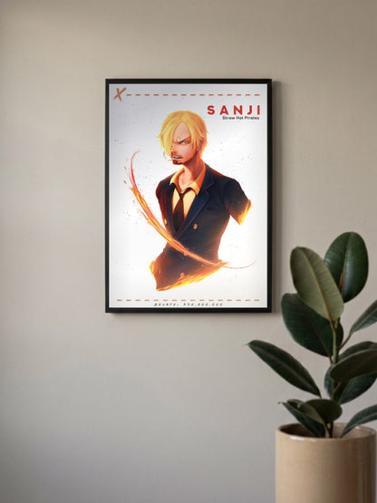 Sanji Black Leg One Piece Poster