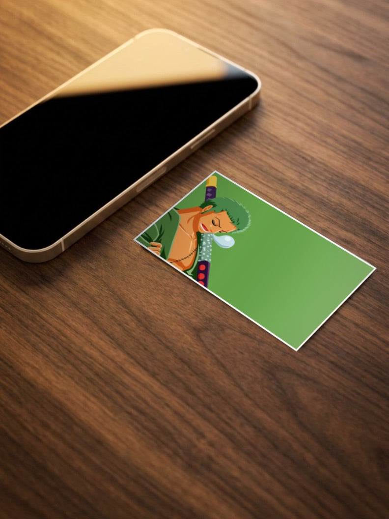 Zoro Sleeping Landscape Poster