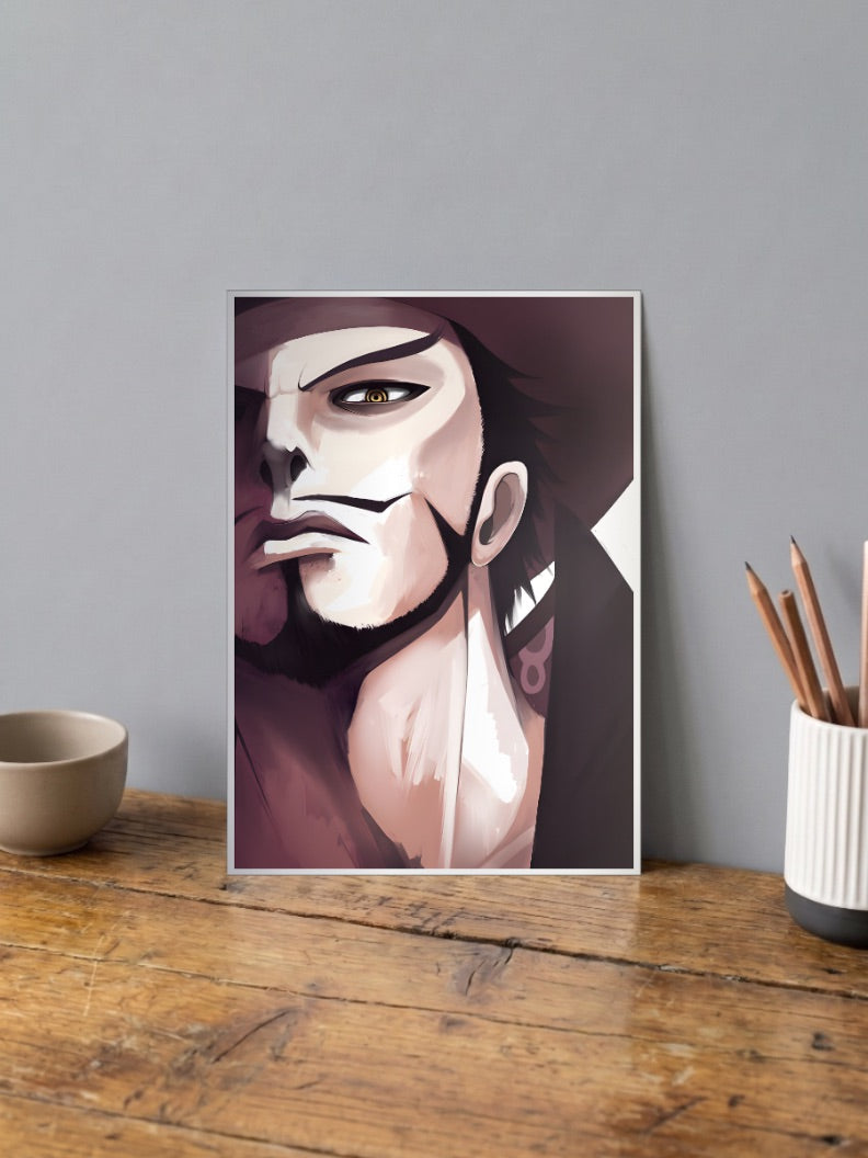 Mihawk Sketchwork Poster