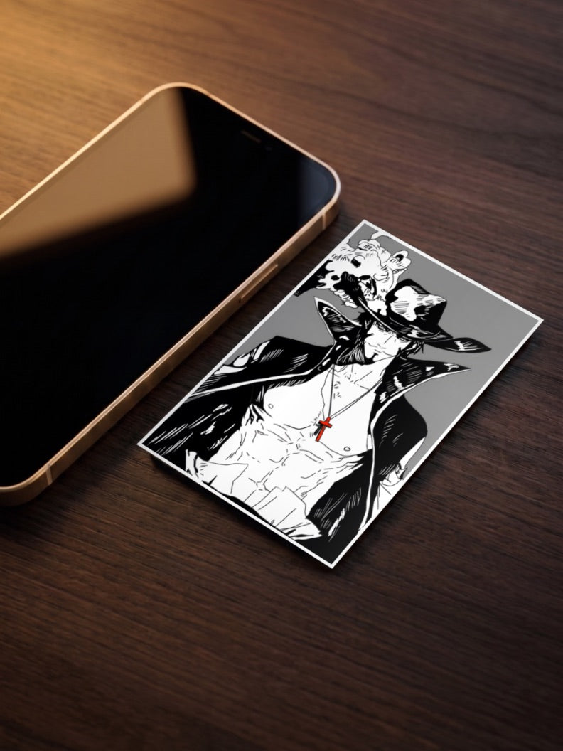 Mihawk black/white Poster