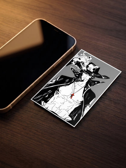 Mihawk black/white Poster