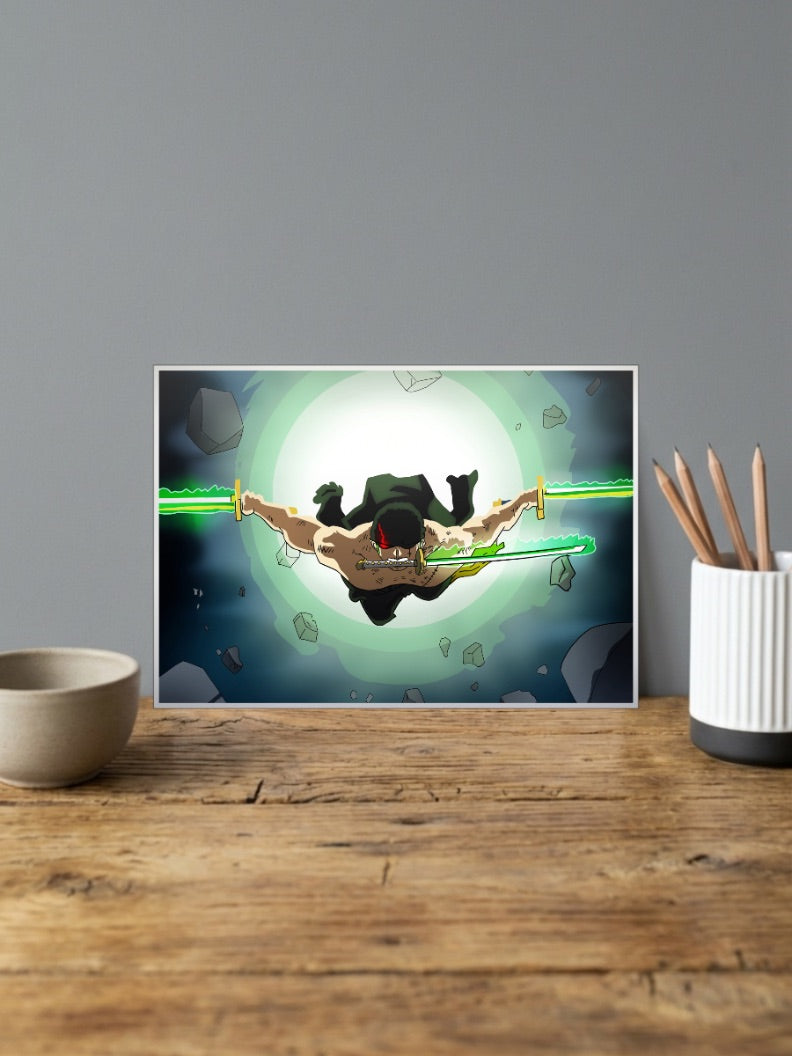 Zoro King of Hell | One Piece | Anime Poster