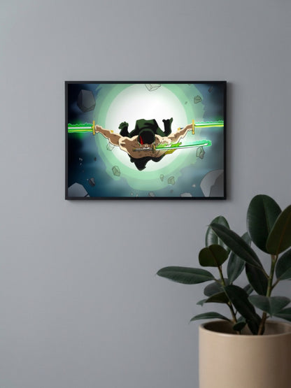 Zoro King of Hell | One Piece | Anime Poster