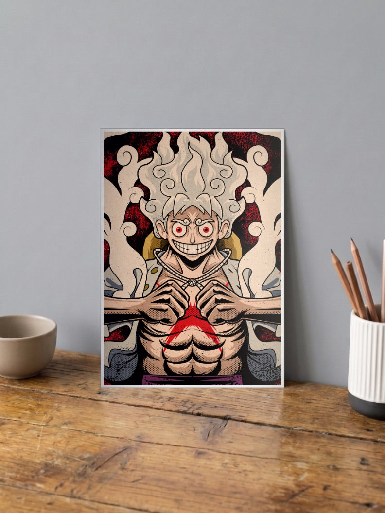 Luffy Gear Five FURY Poster