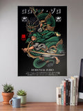 Zoro Dragon Tattoo Art Anime Poster