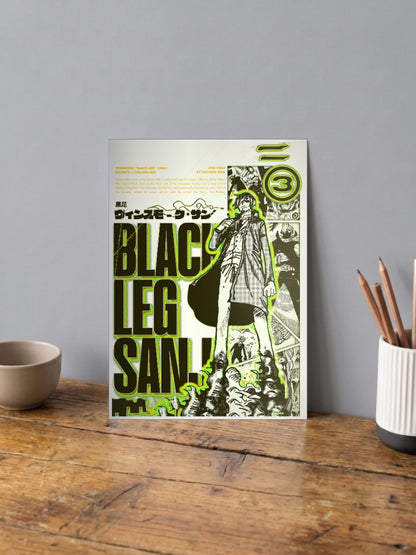 Black Leg Sanji Poster