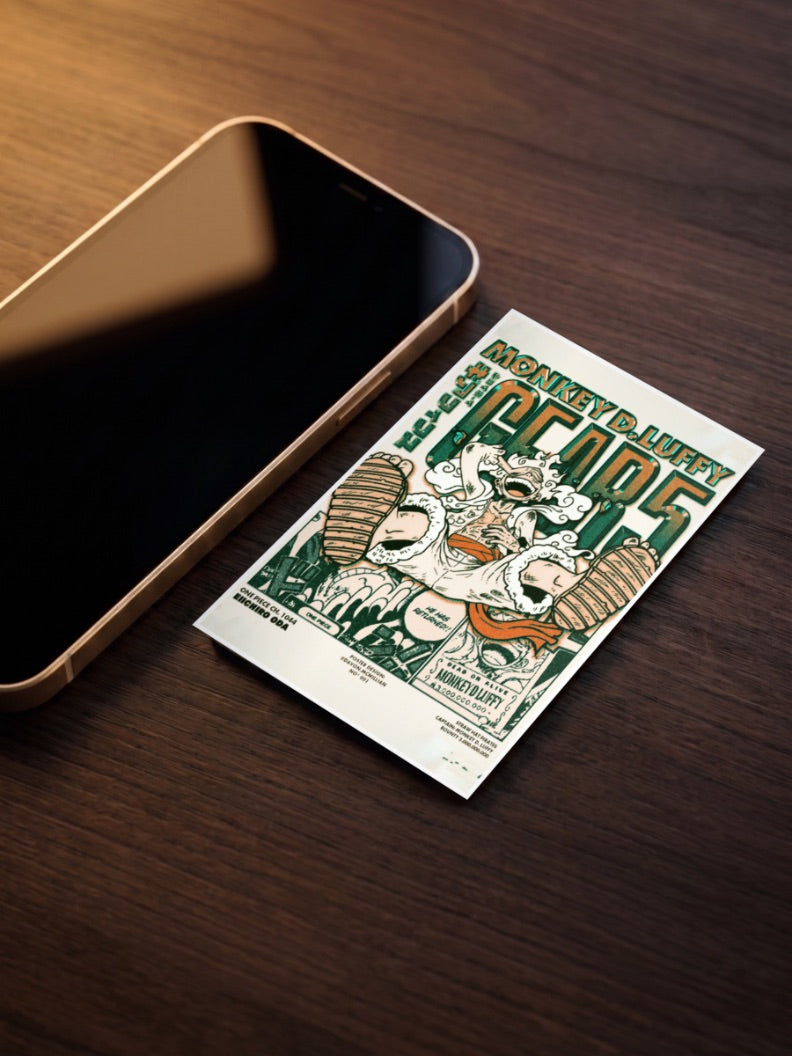 Luffy Gear 5 Art Poster