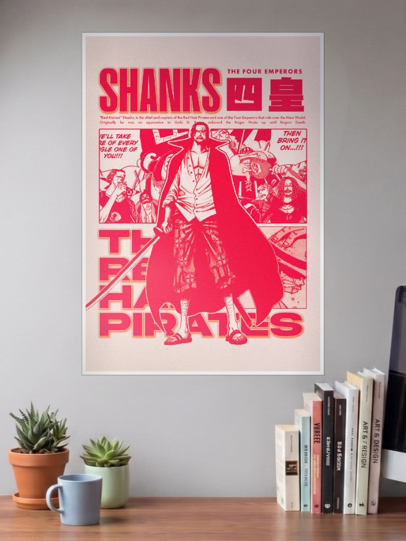 Shanks The Emperor Poster