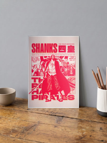 Shanks The Emperor Poster