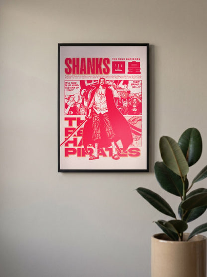Shanks The Emperor Poster