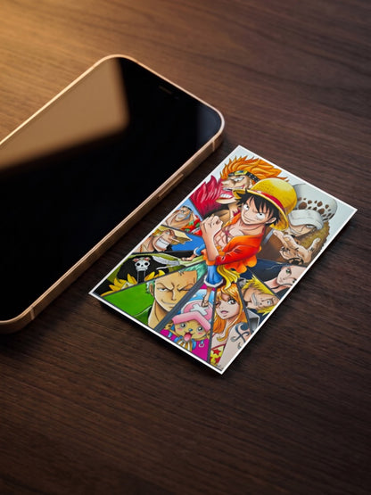 One Piece Crew Group Art Anime Poster