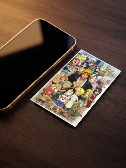 One Piece Crew Celebration Scene Anime Poster