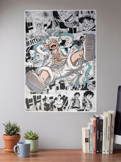 Gear 5: The Peak of Freedom Luffy | One Piece | Anime Poster