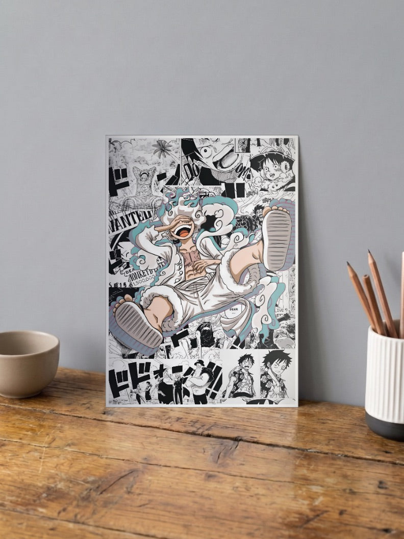 Gear 5: The Peak of Freedom Luffy | One Piece | Anime Poster