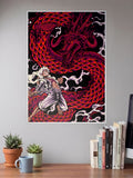 The Warrior of Liberation Luffy Gear 5 | One Piece | Anime Poster