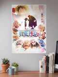 Luffy and Shanks Poster
