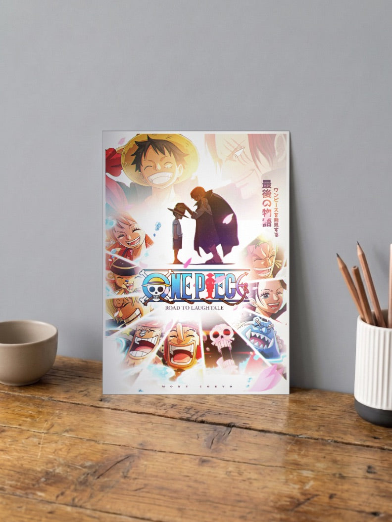 Luffy and Shanks Poster