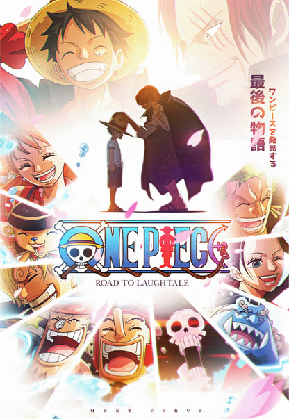 Luffy and Shanks Poster