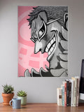 Doflamingo Manga Panel Grin Anime Poster