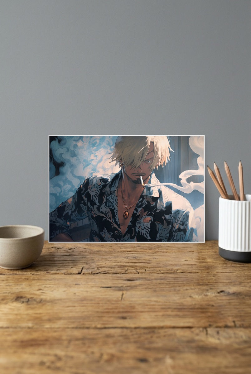 Sanji One Piece Anime Poster