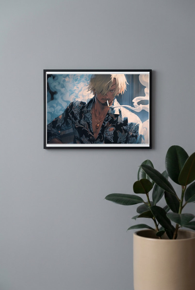 Sanji One Piece Anime Poster