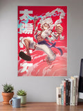 Luffy Gear 5 Sun God Art Anime Poster