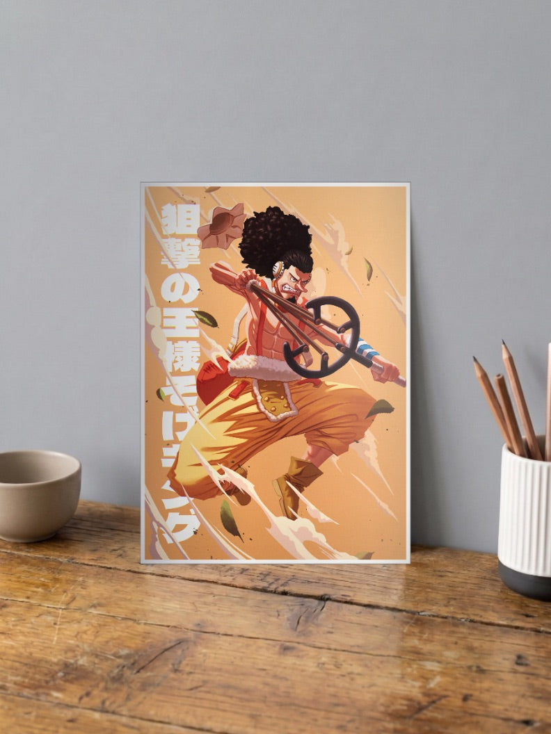 Usopp Sniper King Action Anime Poster