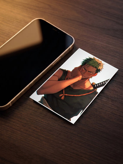 Zoro Thinking Pose Art Anime Poster