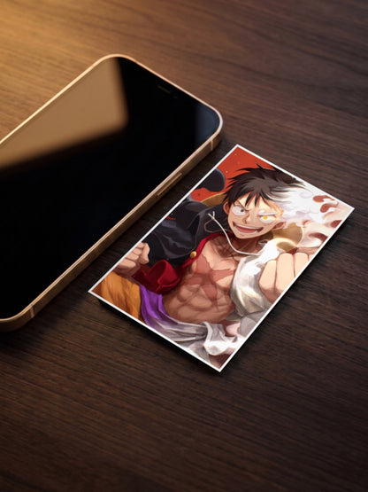 Luffy Gear 5 Fist Close Up Anime Poster