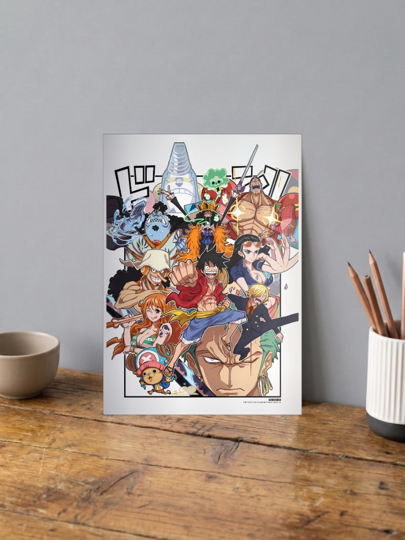 One Piece Full Crew Cast Anime Poster