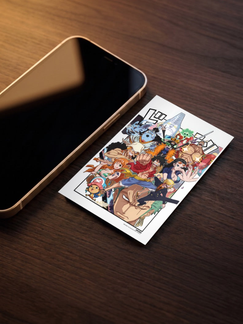 One Piece Full Crew Cast Anime Poster