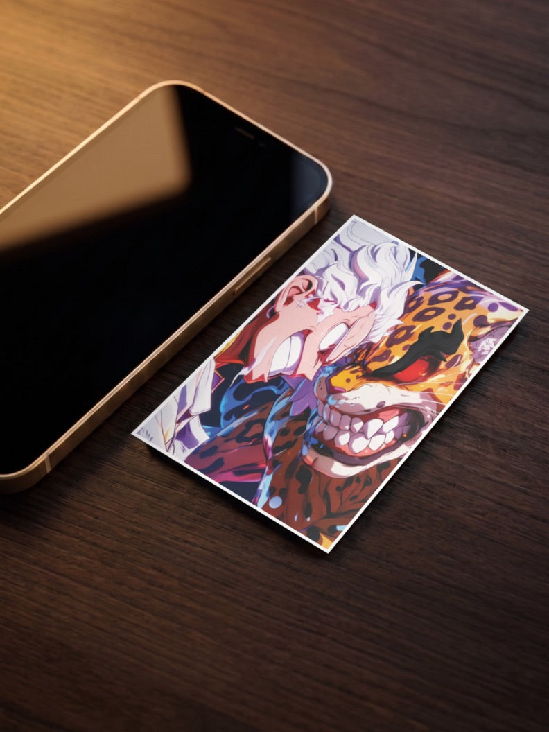 Luffy Versus Lucci Closeup Anime Poster