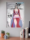 Boa Hancock Red Dress Art Anime Poster