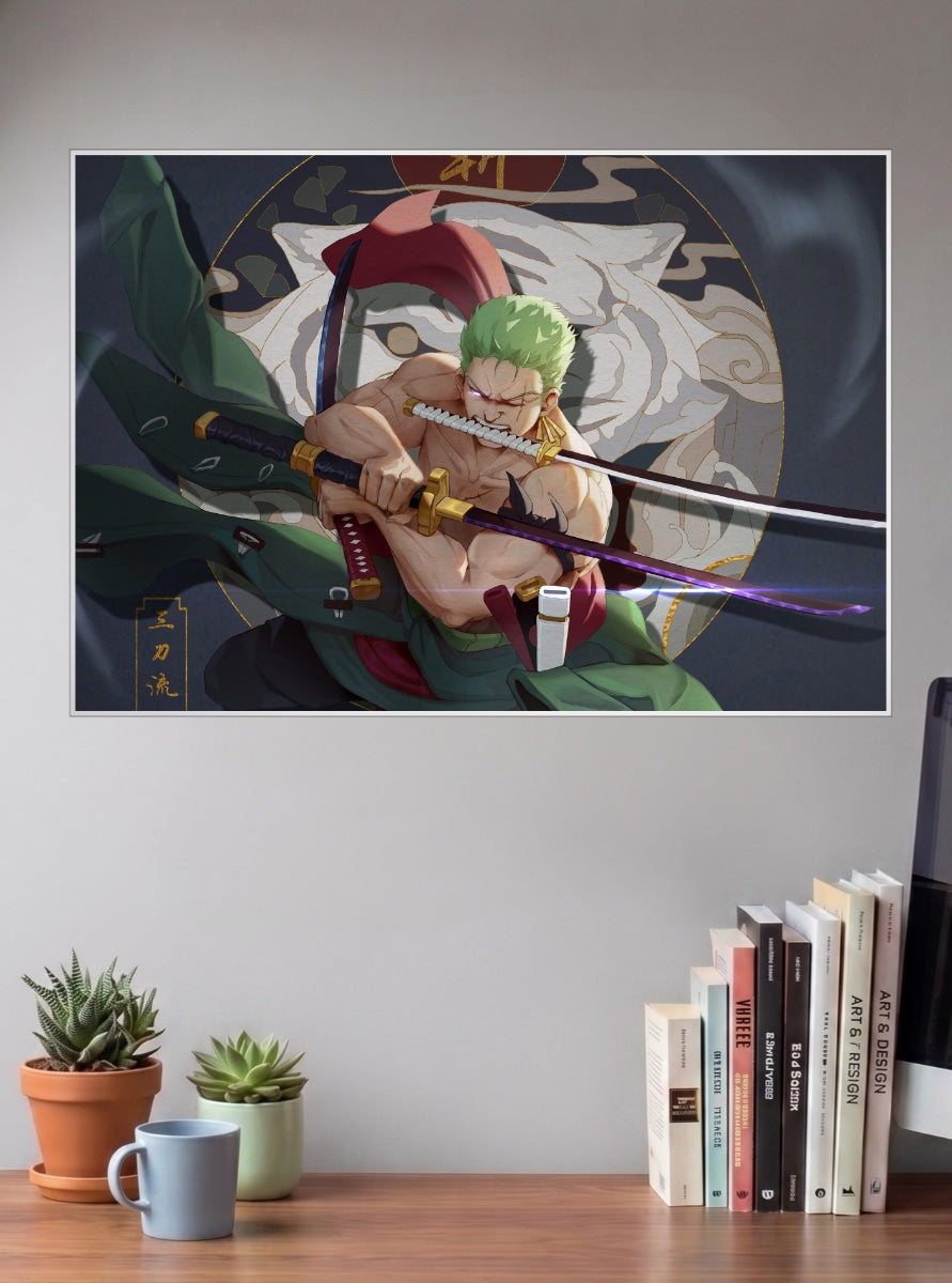 Zoro One Piece Anime Poster