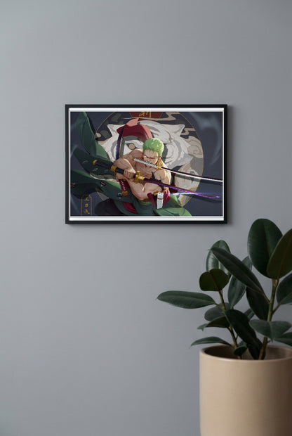 Zoro One Piece Anime Poster
