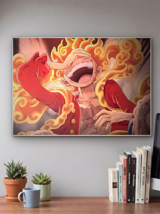 Luffy Gear 5 Laugh Poster