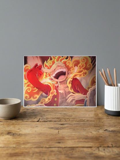 Luffy Gear 5 Laugh Poster