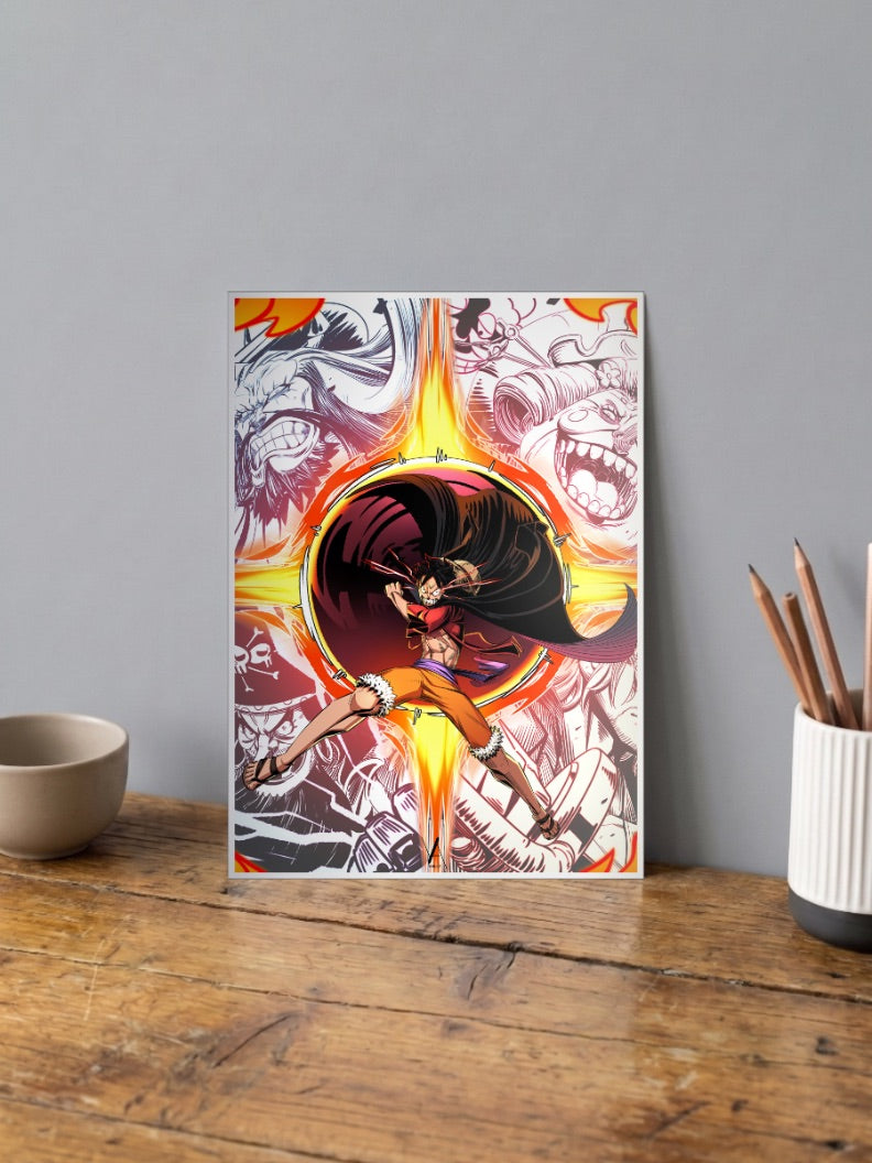 Luffy Power of Gear 4 Poster