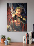 The Green Demon Zoro | One Piece | Anime Poster