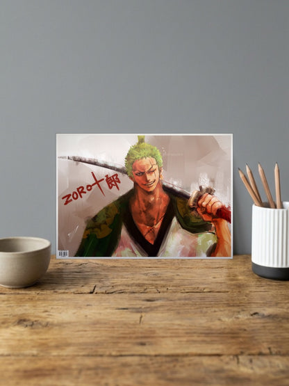 The Demon Swordsman | Zoro One Piece | Anime Poster