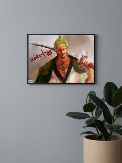 The Demon Swordsman | Zoro One Piece | Anime Poster