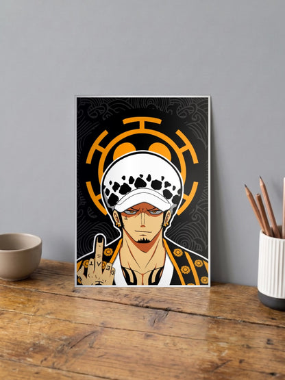 Trafalgar D Water Law Poster